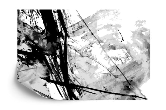 Photomural Abstract Ink Paint Background