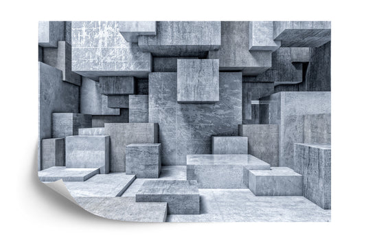 Photomural Geometric 3D Background