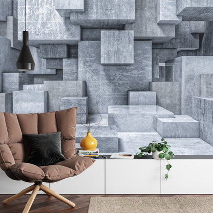 Photomural Geometric 3D Background