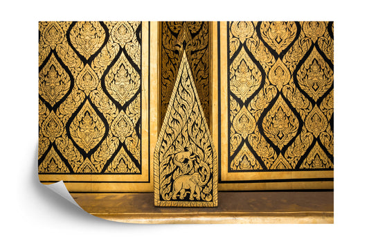 Photomural Thai Temple Door