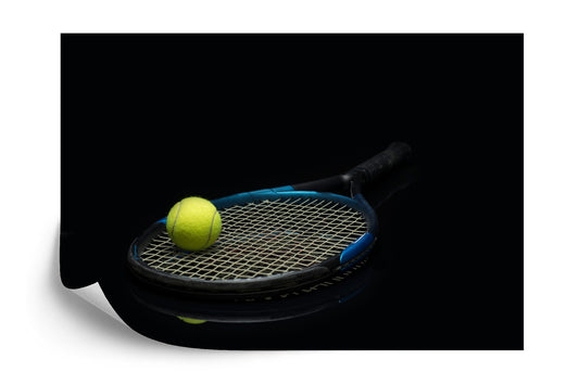 Photomural Tennis Racket With A Ball