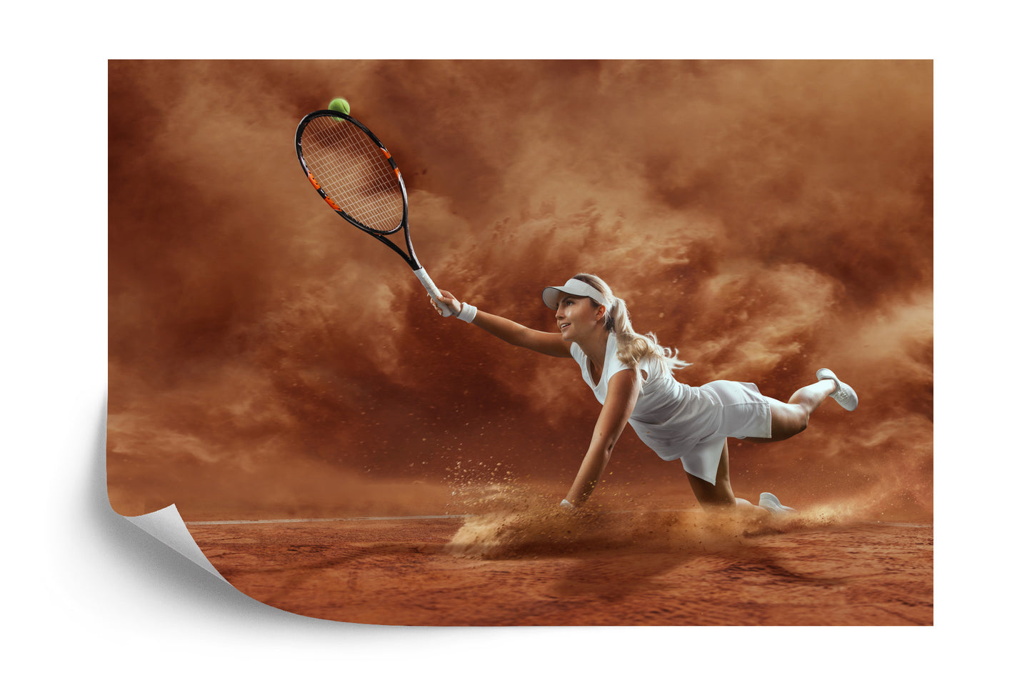 Photomural Professional Tennis Player