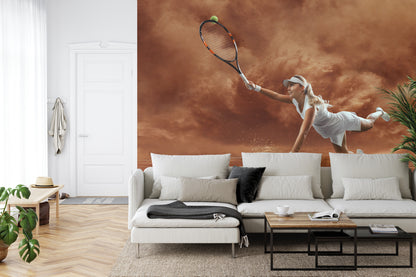 Photomural Professional Tennis Player