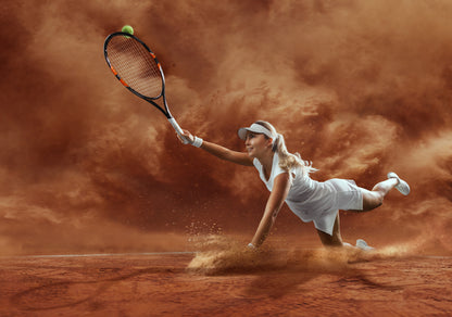 Photomural Professional Tennis Player