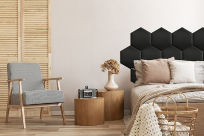 Upholstered Panel Black