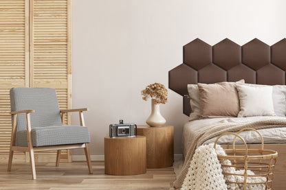 Upholstered Panel Brown