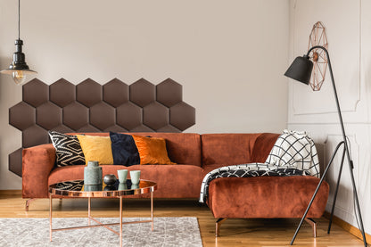 Upholstered Panel Brown