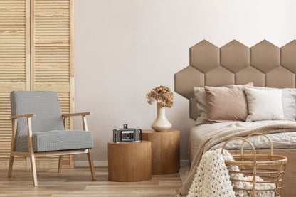 Upholstered Panel Beige