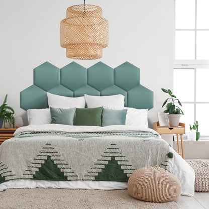 Upholstered Panel Sea Green
