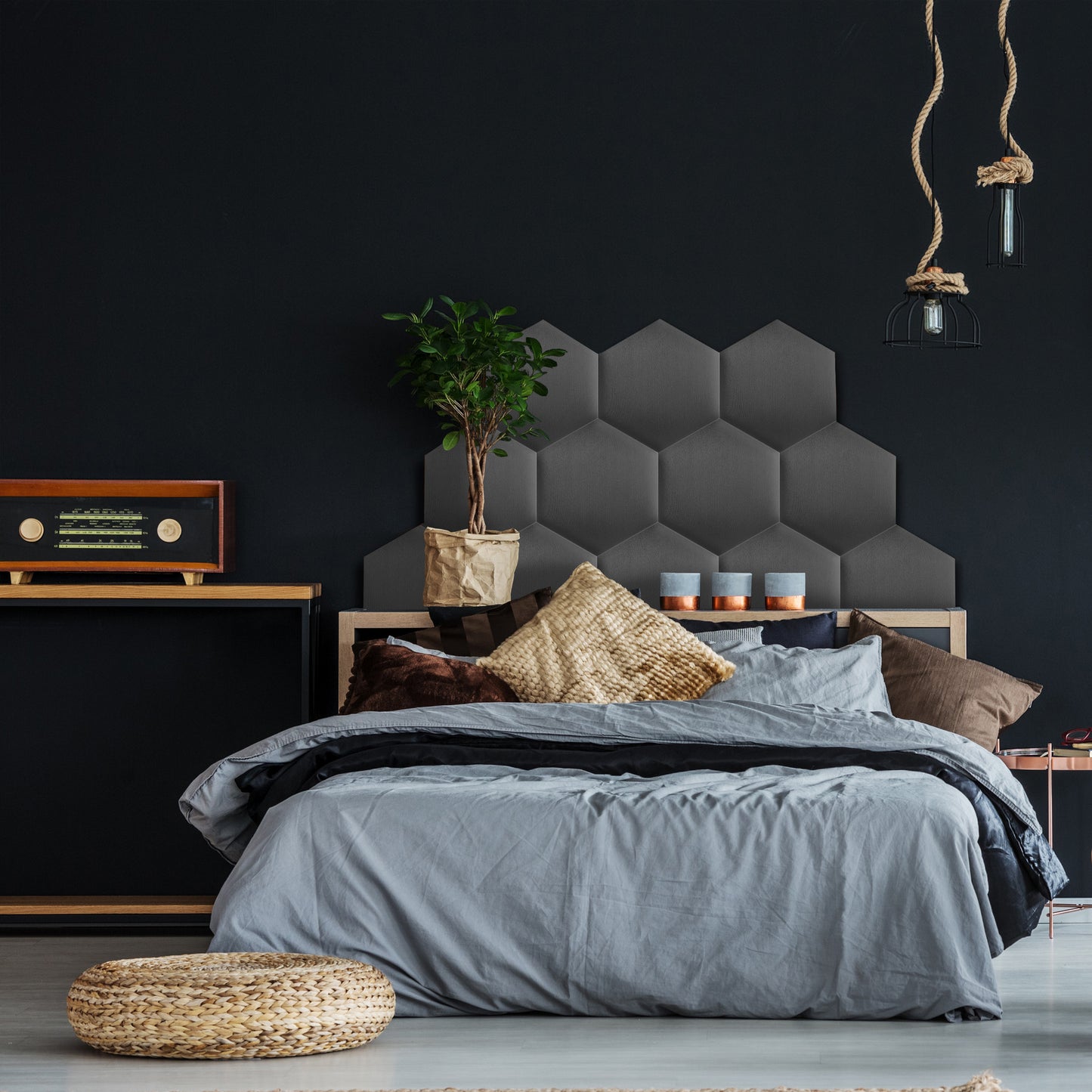 Upholstered Panel Graphite