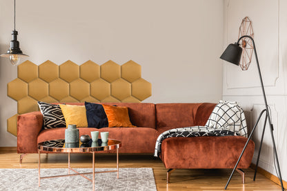 Upholstered Panel Yellow