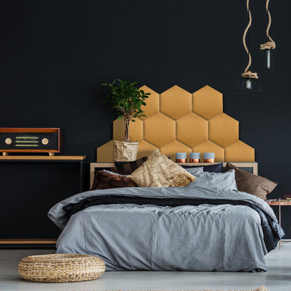 Upholstered Panel Yellow