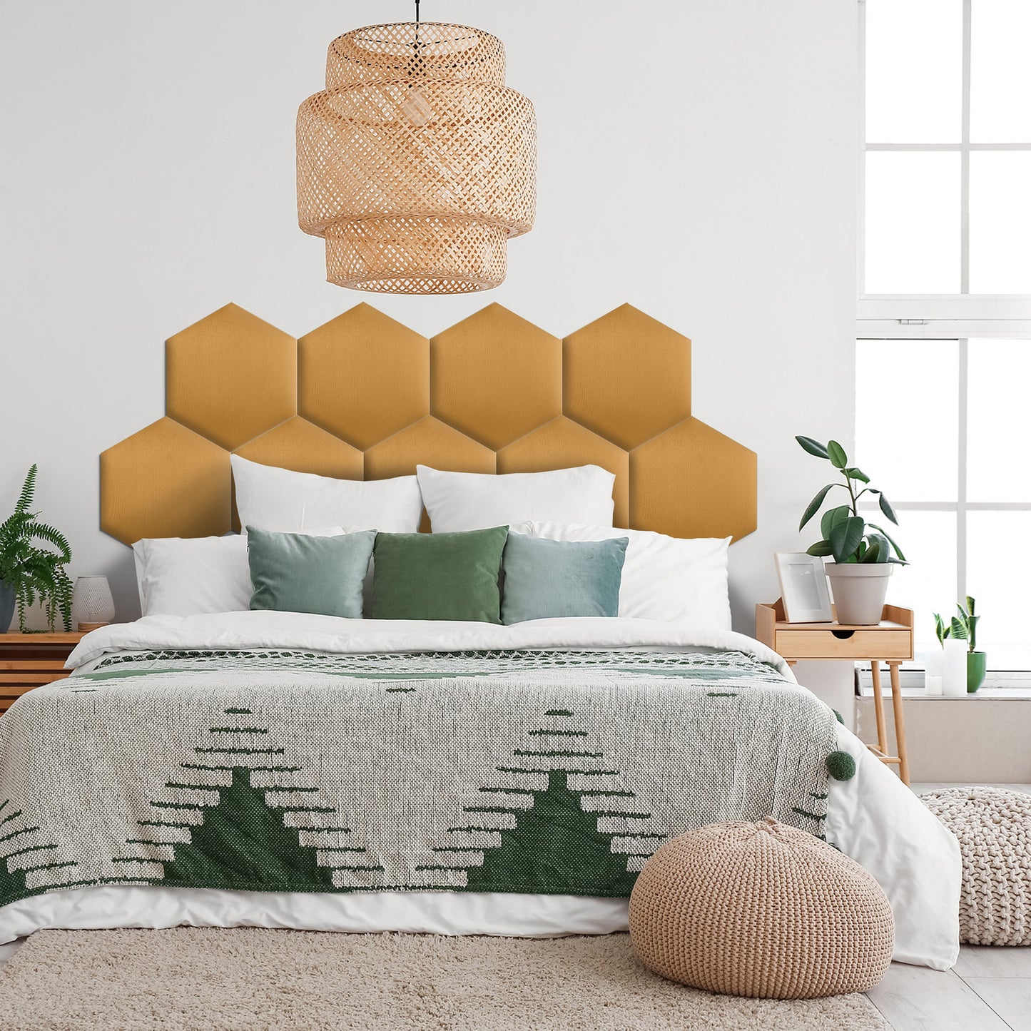 Upholstered Panel Yellow
