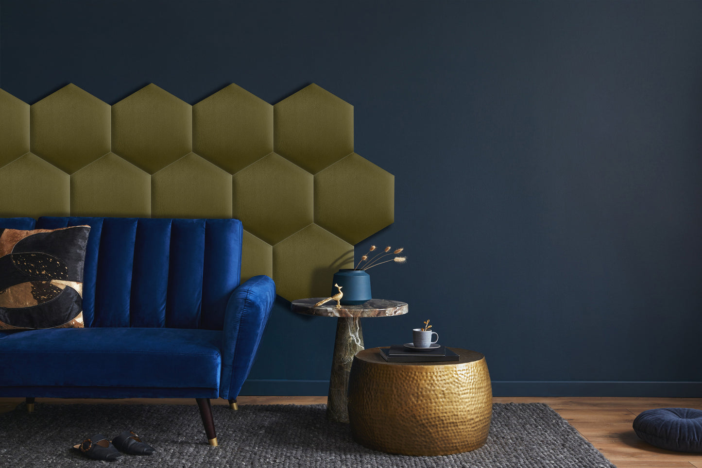 Upholstered Panel Khaki