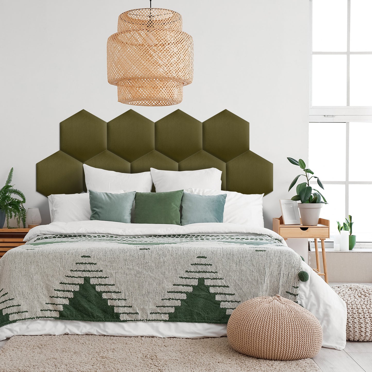 Upholstered Panel Khaki