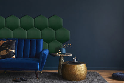Upholstered Panel Bottle Green