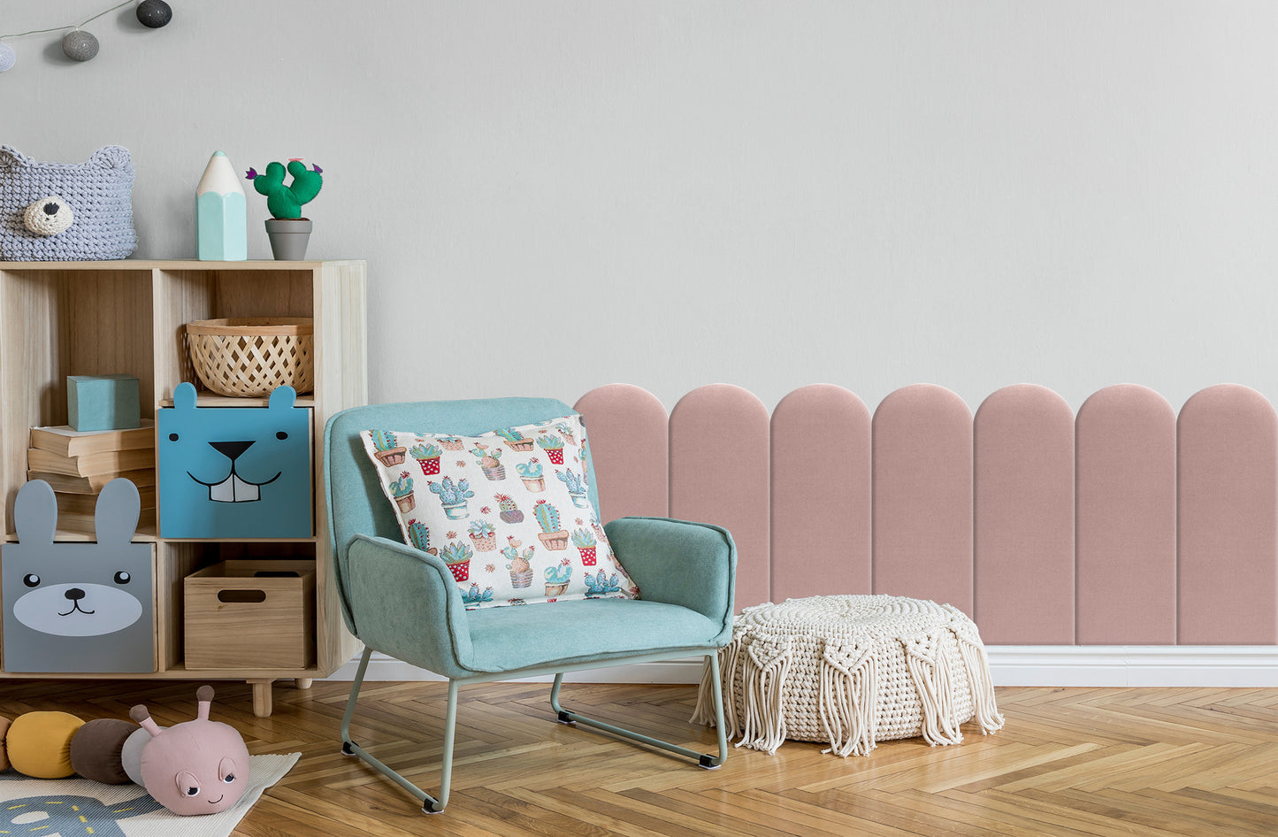 Upholstered Panel Pink 20cm