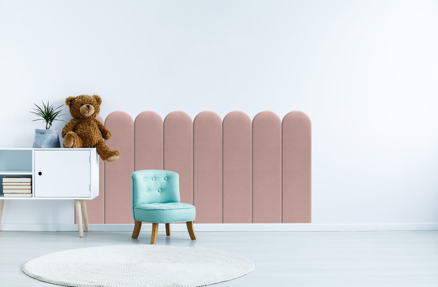 Upholstered Panel Pink 20cm