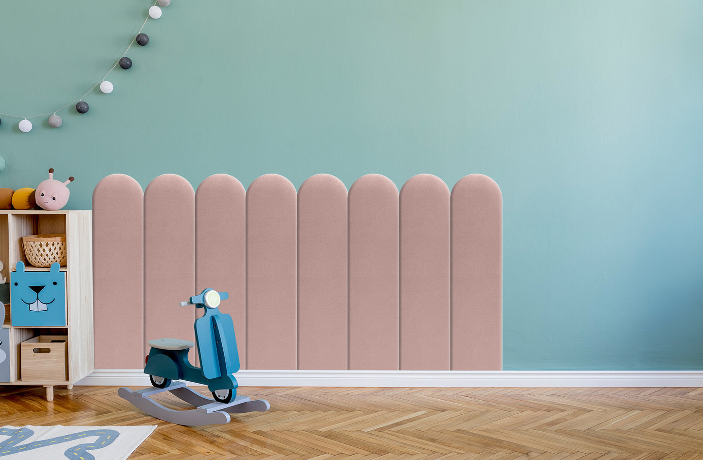 Upholstered Panel Pink 20cm