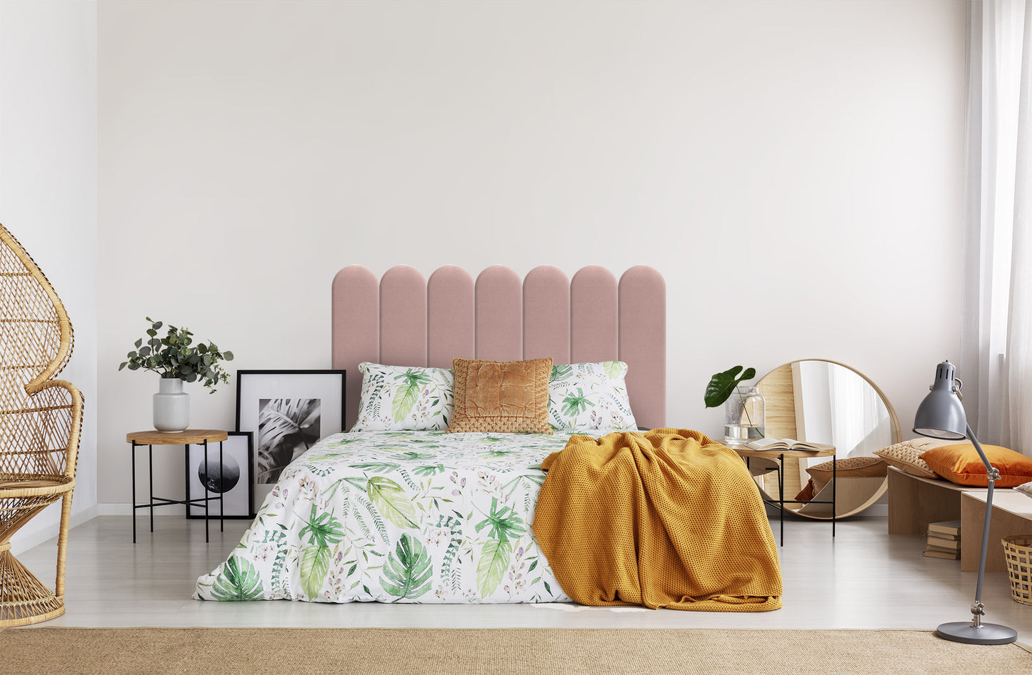 Upholstered Panel Pink 20cm