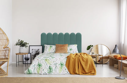 Upholstered Panel Sea Green 20cm