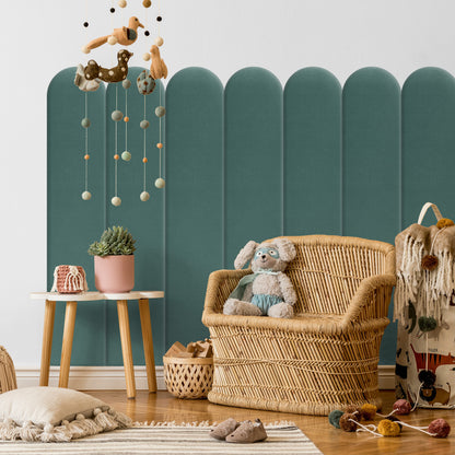 Upholstered Panel Sea Green 20cm