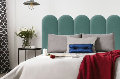 Upholstered Panel Sea Green 30cm
