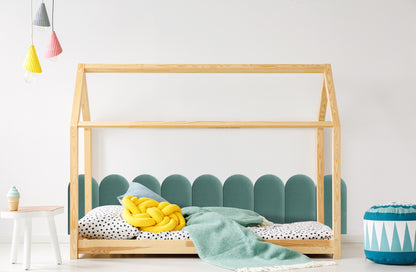 Upholstered Panel Sea Green 30cm