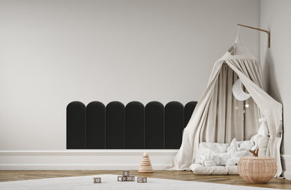 Upholstered Panel Black 20cm