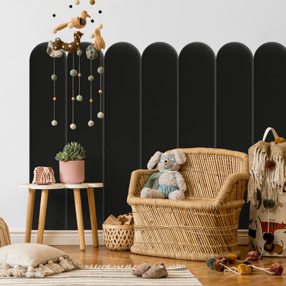 Upholstered Panel Black 20cm