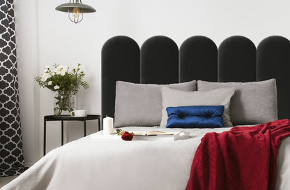 Upholstered Panel Black 30cm