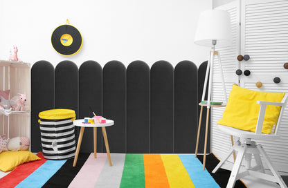 Upholstered Panel Graphite 20cm