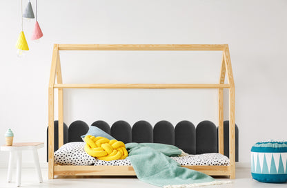 Upholstered Panel Graphite 30cm