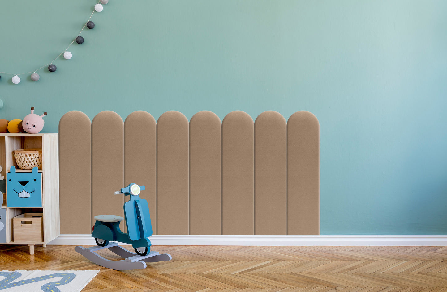 Upholstered Panel Beige 20cm
