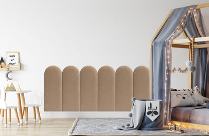 Upholstered Panel Beige 30cm