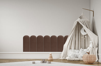 Upholstered Panel Brown 20cm
