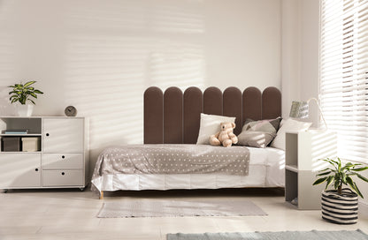Upholstered Panel Brown 20cm