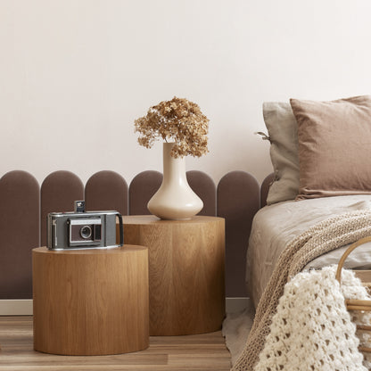 Upholstered Panel Brown 20cm