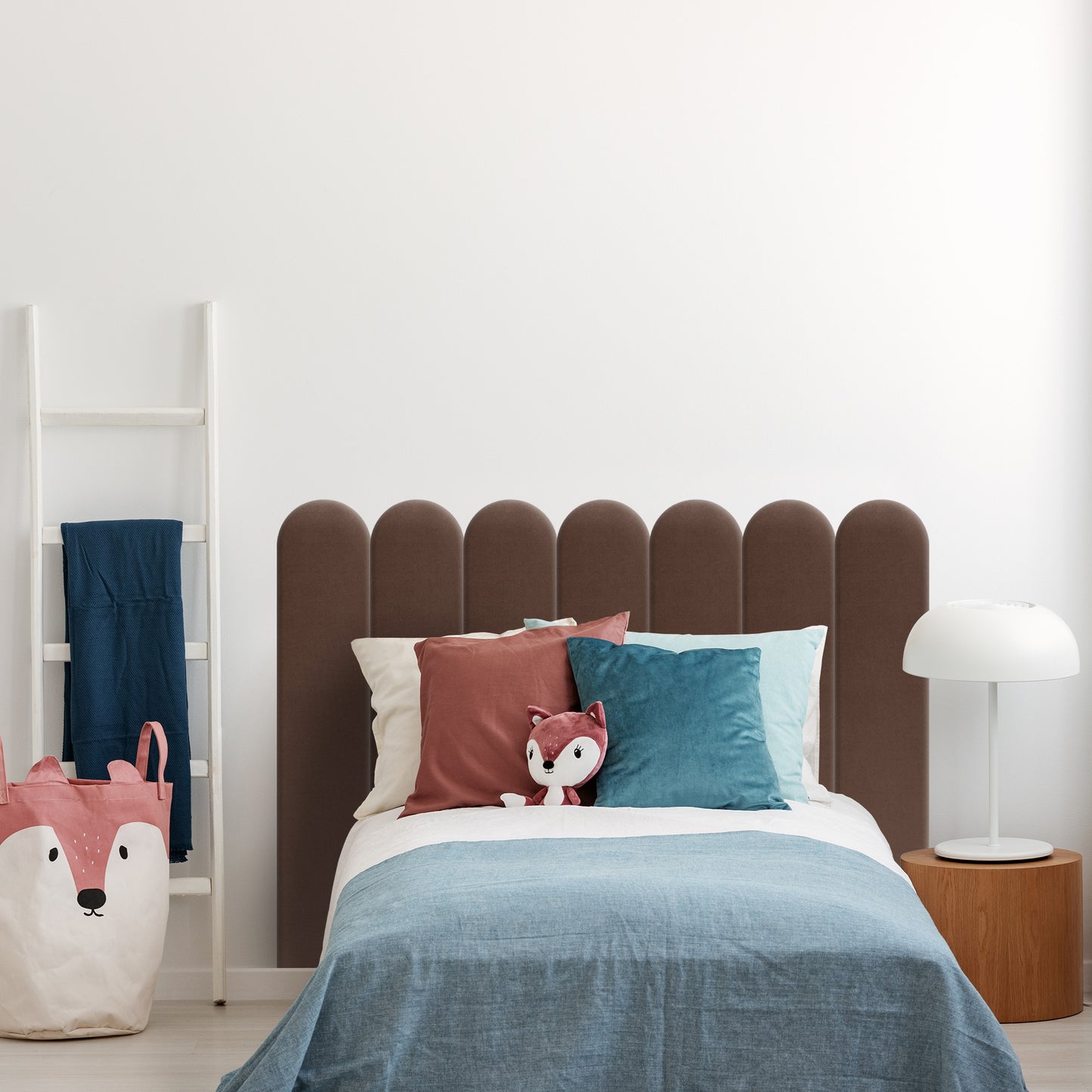 Upholstered Panel Brown 20cm