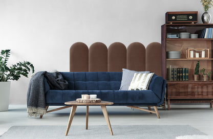Upholstered Panel Brown 30cm