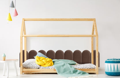 Upholstered Panel Brown 30cm