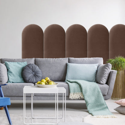 Upholstered Panel Brown 30cm
