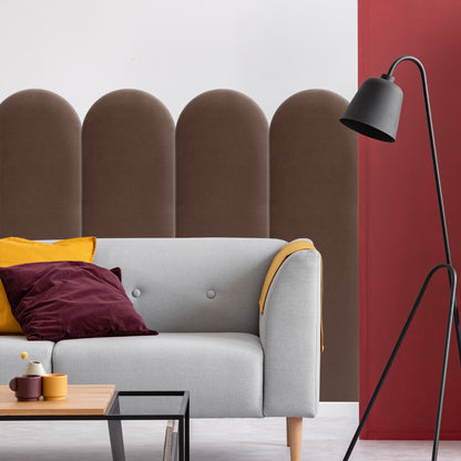 Upholstered Panel Brown 30cm