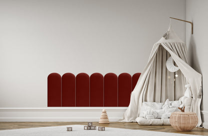 Upholstered Panel Maroon 20cm