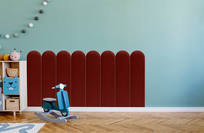 Upholstered Panel Maroon 20cm