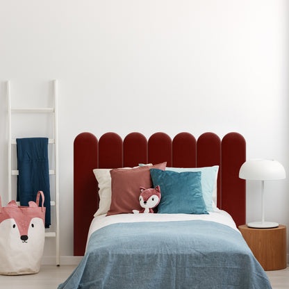 Upholstered Panel Maroon 20cm