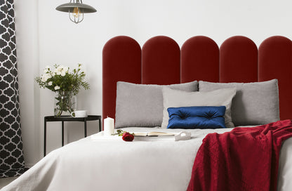 Upholstered Panel Maroon 30cm