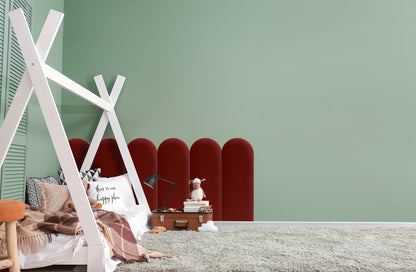 Upholstered Panel Maroon 30cm
