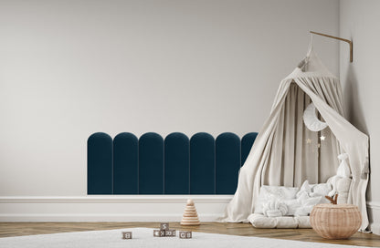 Upholstered Panel Navy Blue 20cm