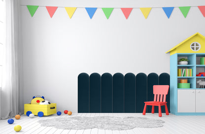 Upholstered Panel Navy Blue 20cm